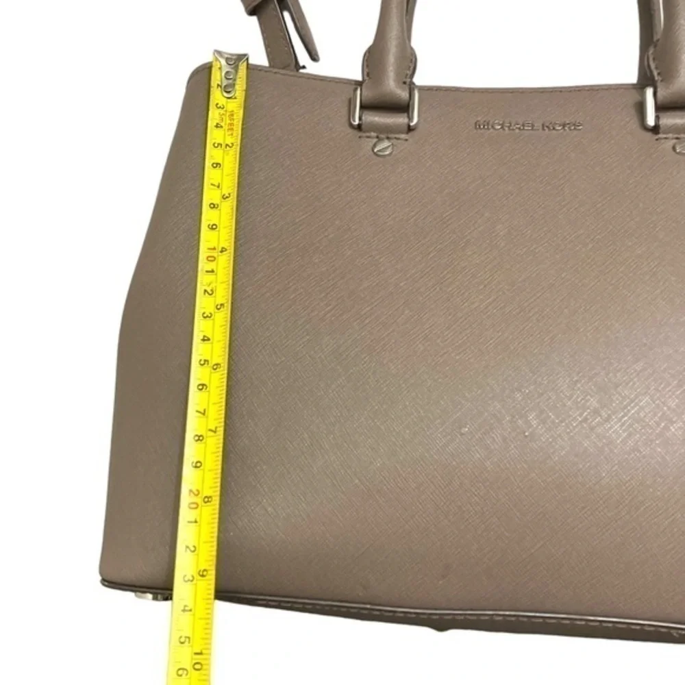 Michael Kors savannah large saffiano leather satchel bag with strap